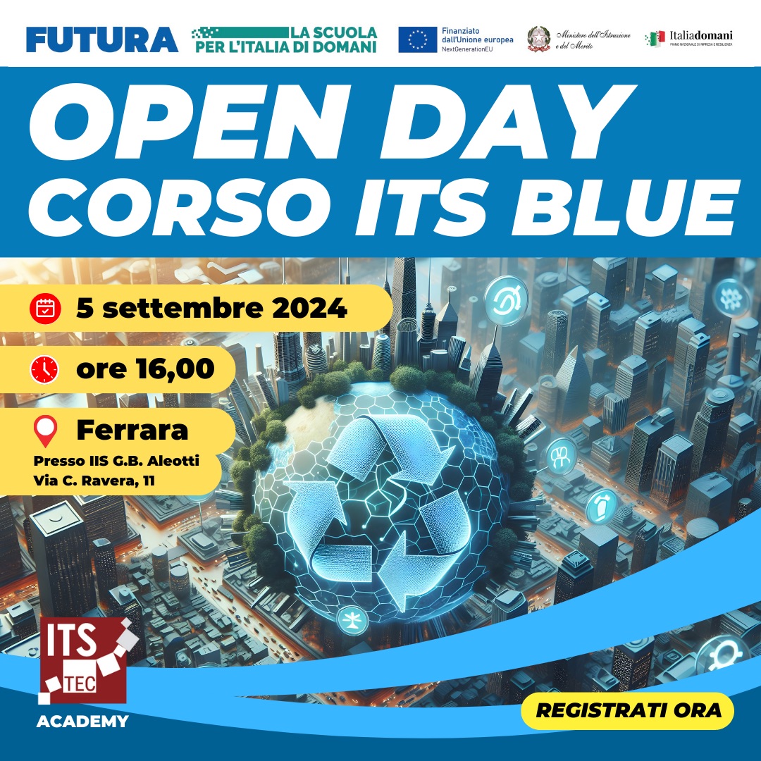 Open day in presenza corso BLUE - 05 settembre