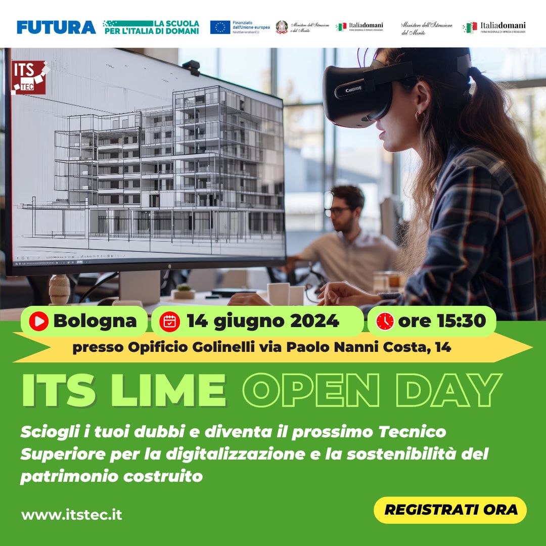 Open Day in presenza corso LIME - 14 giugno